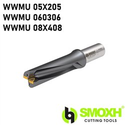 3xD Drill Bits for WWMU Indexable Insert 05X205 / 060306R/ 08X408