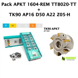 Pack APKT 1604-REM TT8020-TT + TK90 AP16 D50 A22 Z05-H