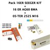 Pack 16ER SEEGER KIT + 16 ER AG60 BMA + 05-TER 2525 M16