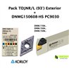 Pack TDJNR/L (93°) Exterior + DNMG15