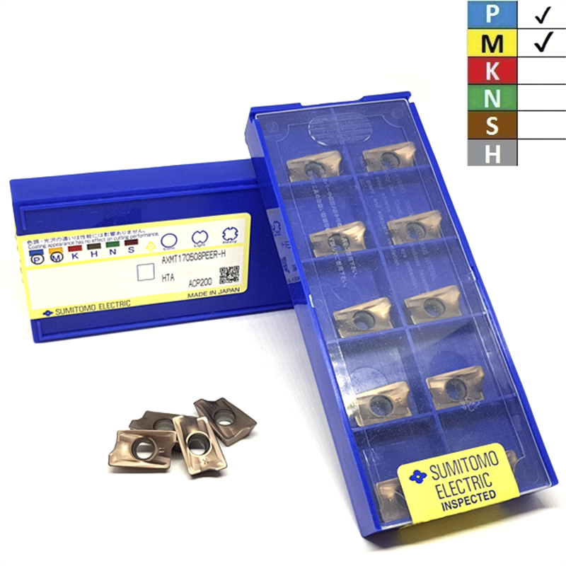 Sumitomo AXMT123508PEER-H ACP200 Placa de Fresar