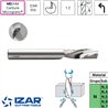 Aluminium Left Helix 1Z Polished Carbide End Mill MD/HM