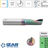 Aluminium/Thermoplastics 1Z Mirror Polished Carbide End Mill IRIS