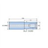 Carbide T-FLEXTEC Shank with Internal Coolant Hole