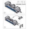Mordaza Twin Mecánica TLD-60G/HV