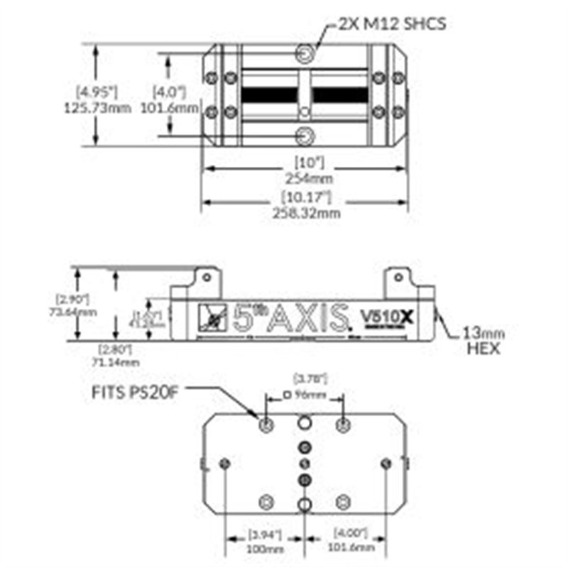 Étaux à serrage concentrique V510X