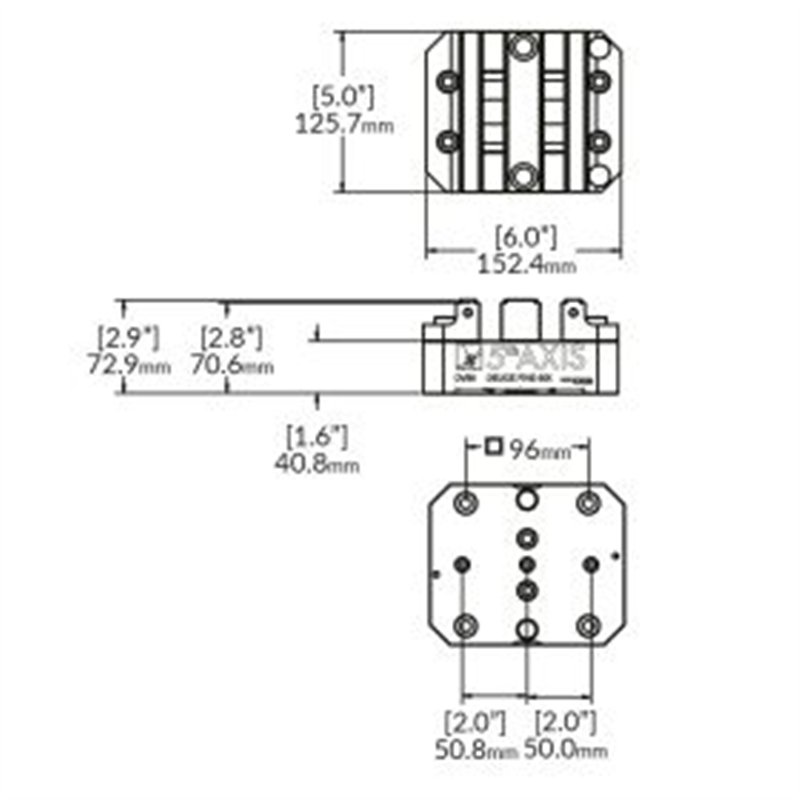 Étau d’usinage double DV56-J1
