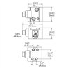 Dovetail clamping device - metric 50mm x 50mm x 38mm