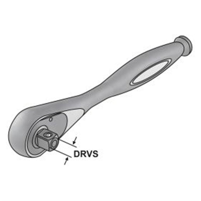 Cliquet réversible, 1/2 pouce avec éjecteur