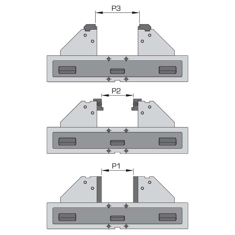 5-Axis precision vice ALT-100L mechanical