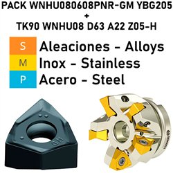 Pack WNHU080608PNR-GM YBG205 + TK90 WNHU08 D63 A22 Z05-H