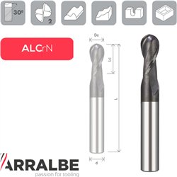Arralbe Z2 ARRAL-TOP BALL NOSE END MILL