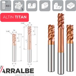 Arralbe Z5 HELIX UNEQUAL HELIX ANGLES 43-35º R. NECK 1º CENTRAL COOLANT HIGH PERFORMANCE