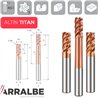 Arralbe Z5 Helix Fresa H.V. 43º-45º Chaflán 56Hrc Refrigeración Central Chaflan En Esquina Cuello Rebajado 1º Alto Rendimiento