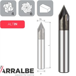 Arralbe Fresa Para Achaflanar 60º