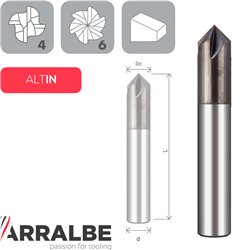 Arralbe Fresa Para Achaflanar 90º