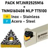 Pack MTJNR2525M16 + TNMG1604 MLP TT5100
