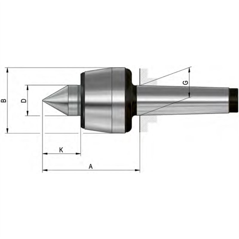 HP Pro - Conception de précision, corps durci et meulé - angle de pointe 60°