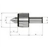 HZA Pro - Tige cylindrique, corps trempé et meulé - angle de pointe 60°