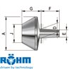 Inserts interchangeables pour pièces tubulaires à 60°