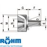 Inserts interchangeables B pour les pièces sans centre à 60°