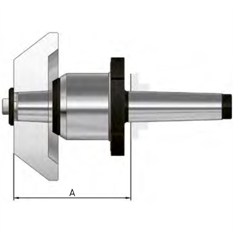 Revolving centering tapers with draw-off nut, for high load