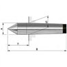 DIN 806, full point, material tool steel