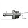 Basic body with morse taper, with draw-off nut basic body without driving disc and centre, hydraulic