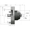 Basic body with short taper ISO 702-1 DIN 55026, with spring package basic body without driving disc and center, mechanical