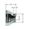 Driving discs, with interchangeable carbide driving plates 6 x 3.2, right-hand rotation, max. workpiece hardness 40 HRC