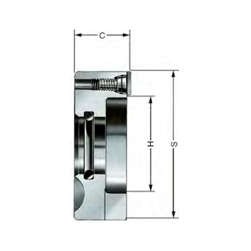 Driving discs, with interchangeable carbide driving plates 9.5 x 3.2, right-hand rotation, max. workpiece hardness 40 HRC
