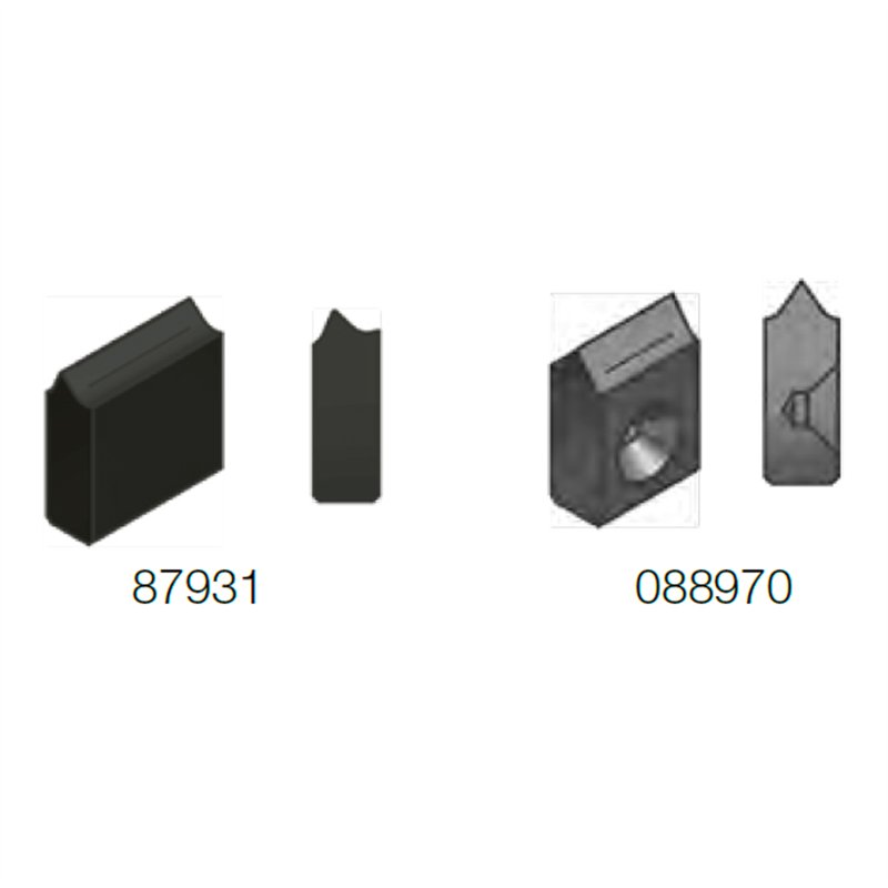 Carbide driving plates, right and left-hand rotation