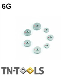 Jeux de calibre à anneaux Precision Thread NO GO 6G