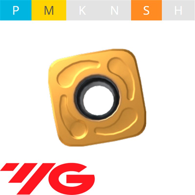 YG1 SDMW120420 YG612 Placa de Fresar para Aceros Duros
