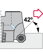 Milling holders 42º