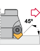 Milling holders 45º