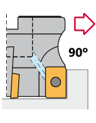 Milling holders 90º