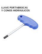 Llave portabrocas y conos hidráulicos