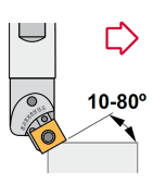 Chanfering 10-80º