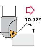 Chanfering 10-72º